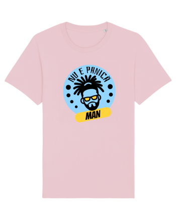 NU E PANICA, MAN! - Rasta Reggae Man Cotton Pink