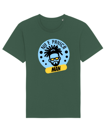 NU E PANICA, MAN! - Rasta Reggae Man Bottle Green