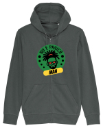 NU E PANICA, MAN! - Rasta Reggae Man 2 Hanorac cu fermoar Unisex Connector