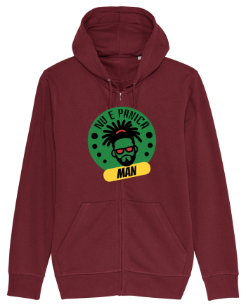NU E PANICA, MAN! - Rasta Reggae Man 2 Burgundy
