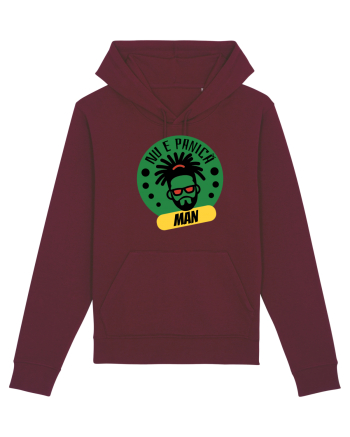 NU E PANICA, MAN! - Rasta Reggae Man 2 Burgundy