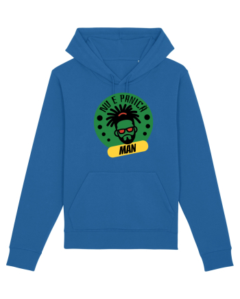 NU E PANICA, MAN! - Rasta Reggae Man 2 Royal Blue
