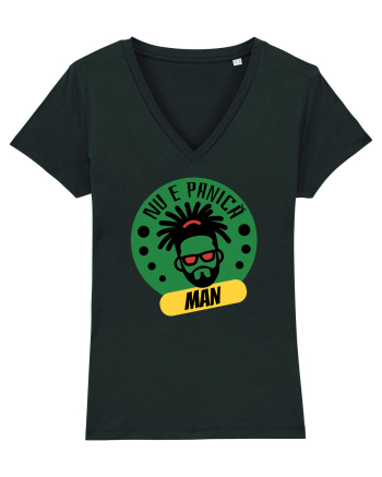NU E PANICA, MAN! - Rasta Reggae Man 2 Black