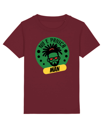 NU E PANICA, MAN! - Rasta Reggae Man 2 Burgundy
