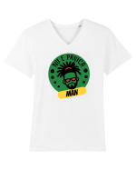 NU E PANICA, MAN! - Rasta Reggae Man 2 Tricou mânecă scurtă guler V Bărbat Presenter
