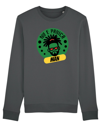 NU E PANICA, MAN! - Rasta Reggae Man 2 Anthracite