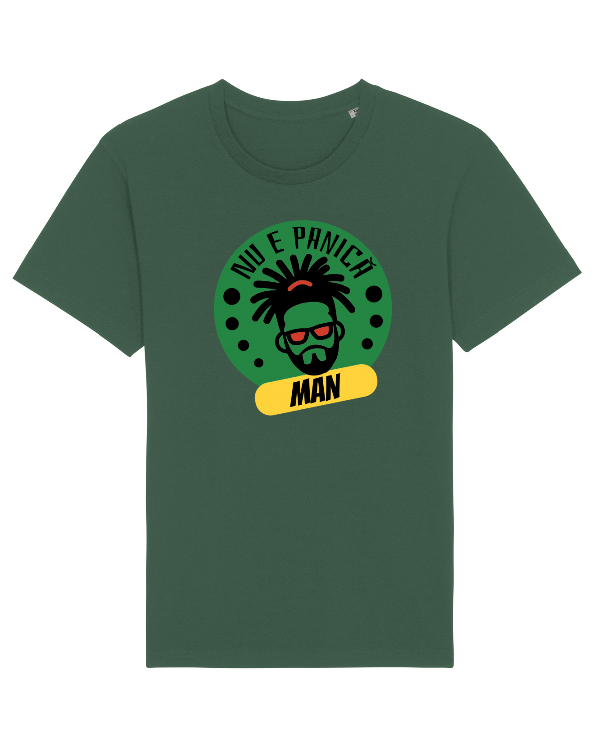 Tricou mânecă scurtă Unisex Rocker Bottle Green