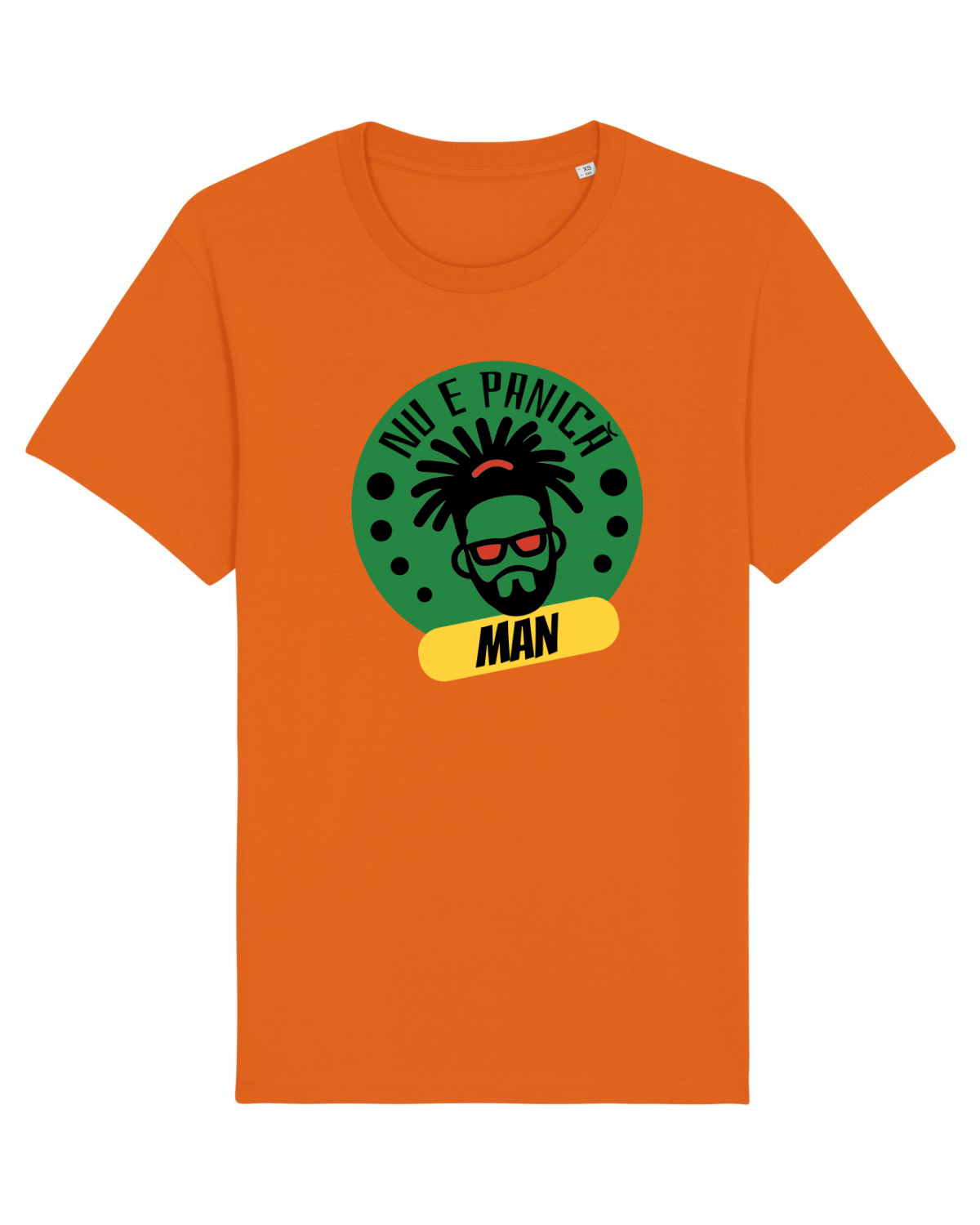 Tricou mânecă scurtă Unisex Rocker Bright Orange