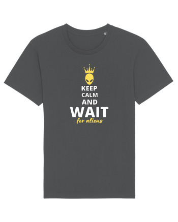KEEP CALM AND WAIT FOR ALIENS Anthracite