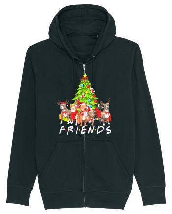 Christmas Pitbull Friends Black