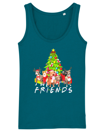 Christmas Pitbull Friends Ocean Depth