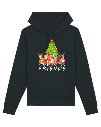 Christmas Pitbull Friends Black