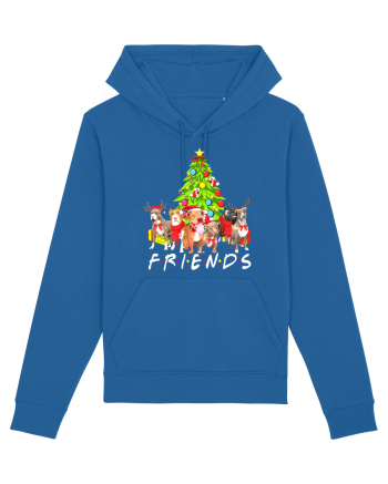 Christmas Pitbull Friends Royal Blue