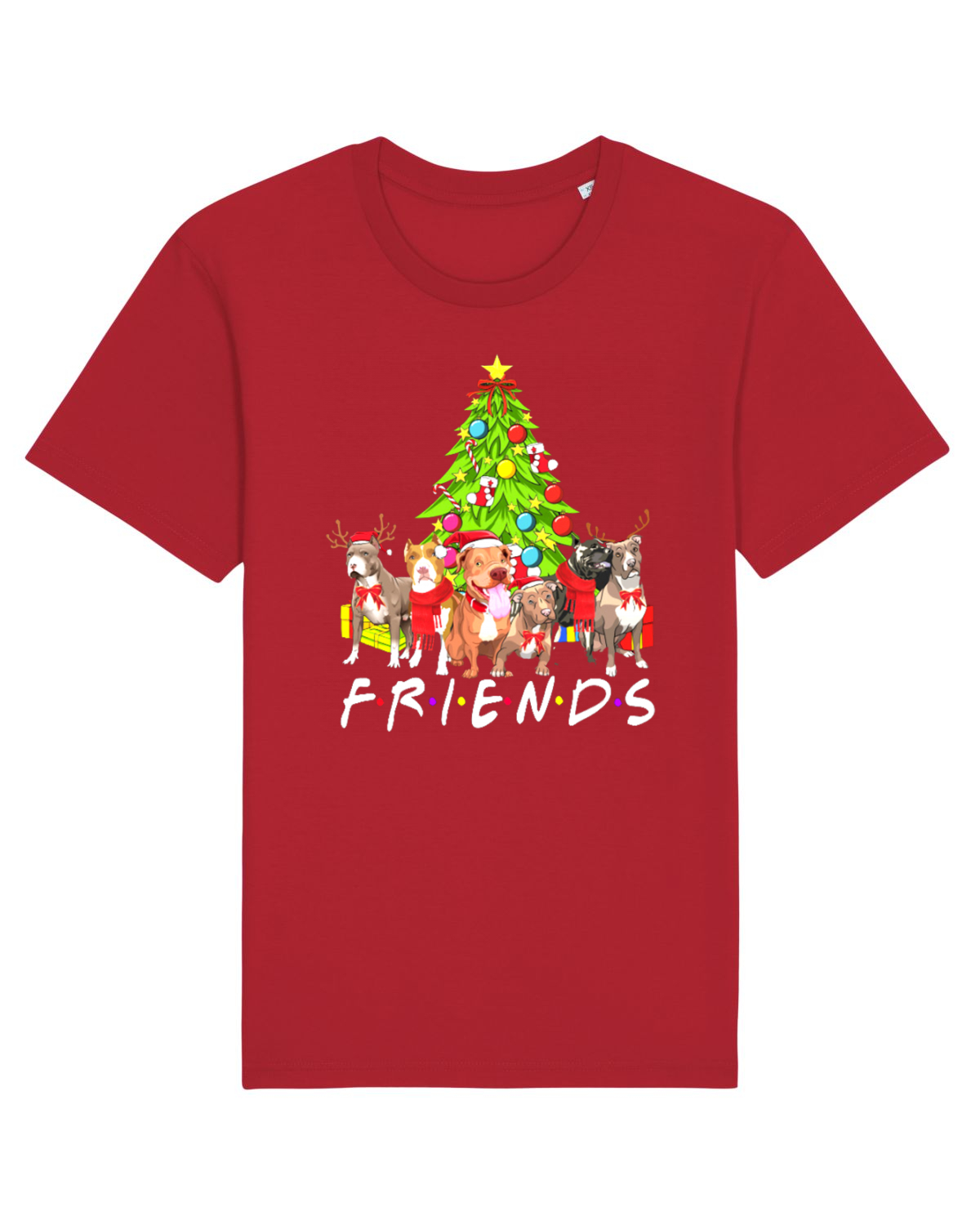 Tricou mânecă scurtă Unisex Rocker Red