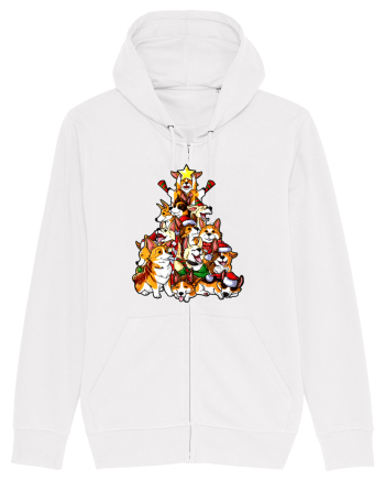 Corgi Christams Tree White