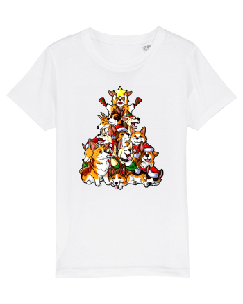 Corgi Christams Tree White