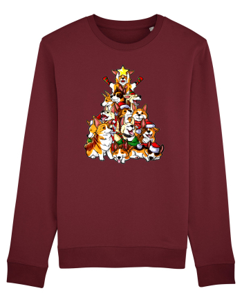 Corgi Christams Tree Burgundy