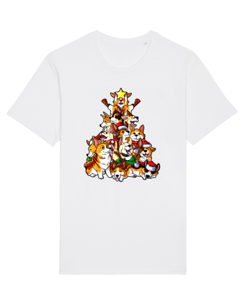 Corgi Christams Tree White