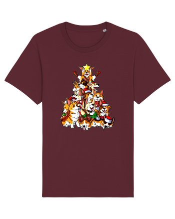 Corgi Christams Tree Burgundy