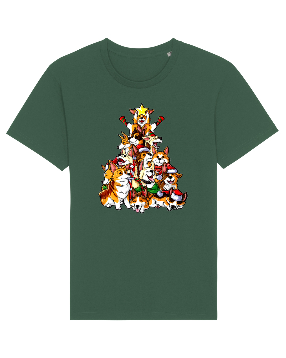 Tricou mânecă scurtă Unisex Rocker Bottle Green