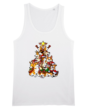 Corgi Christams Tree White