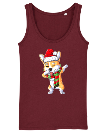 Corgi Dance Burgundy