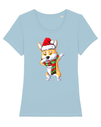 Corgi Dance Sky Blue
