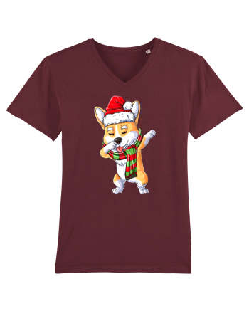 Corgi Dance Burgundy