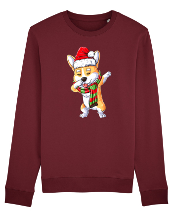 Corgi Dance Burgundy