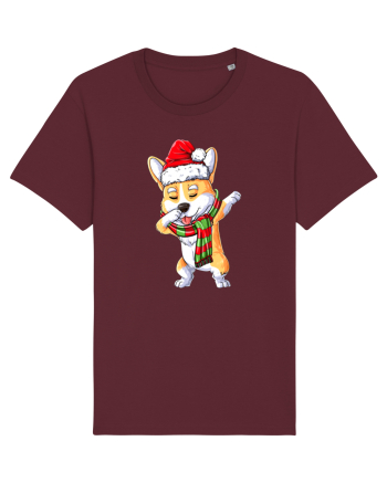 Corgi Dance Burgundy