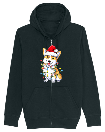 Corgi Xmas Light Black