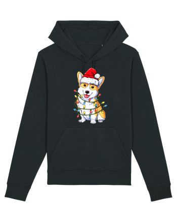 Corgi Xmas Light Black