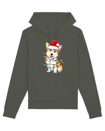 Corgi Xmas Light Khaki
