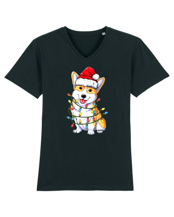 Corgi Xmas Light Black