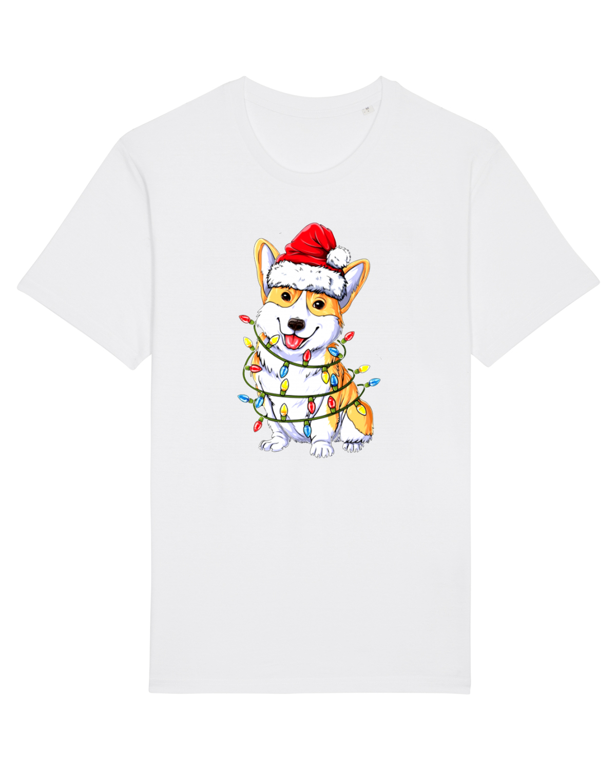 Tricou mânecă scurtă Unisex Rocker White