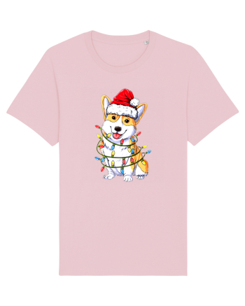 Corgi Xmas Light Cotton Pink