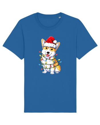 Corgi Xmas Light Royal Blue