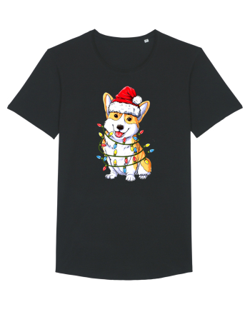 Corgi Xmas Light Black