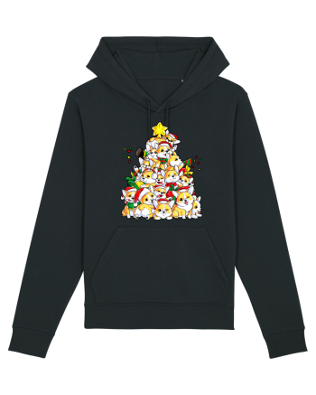 Corgi Xmas Tree Black