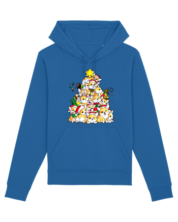 Corgi Xmas Tree Royal Blue