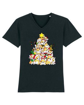 Corgi Xmas Tree Black