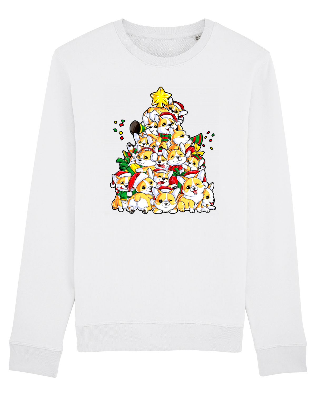 Bluză mânecă lungă Unisex Rise White