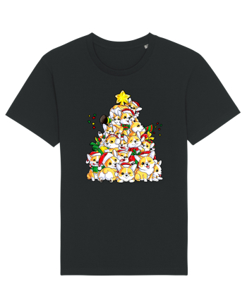 Corgi Xmas Tree Black