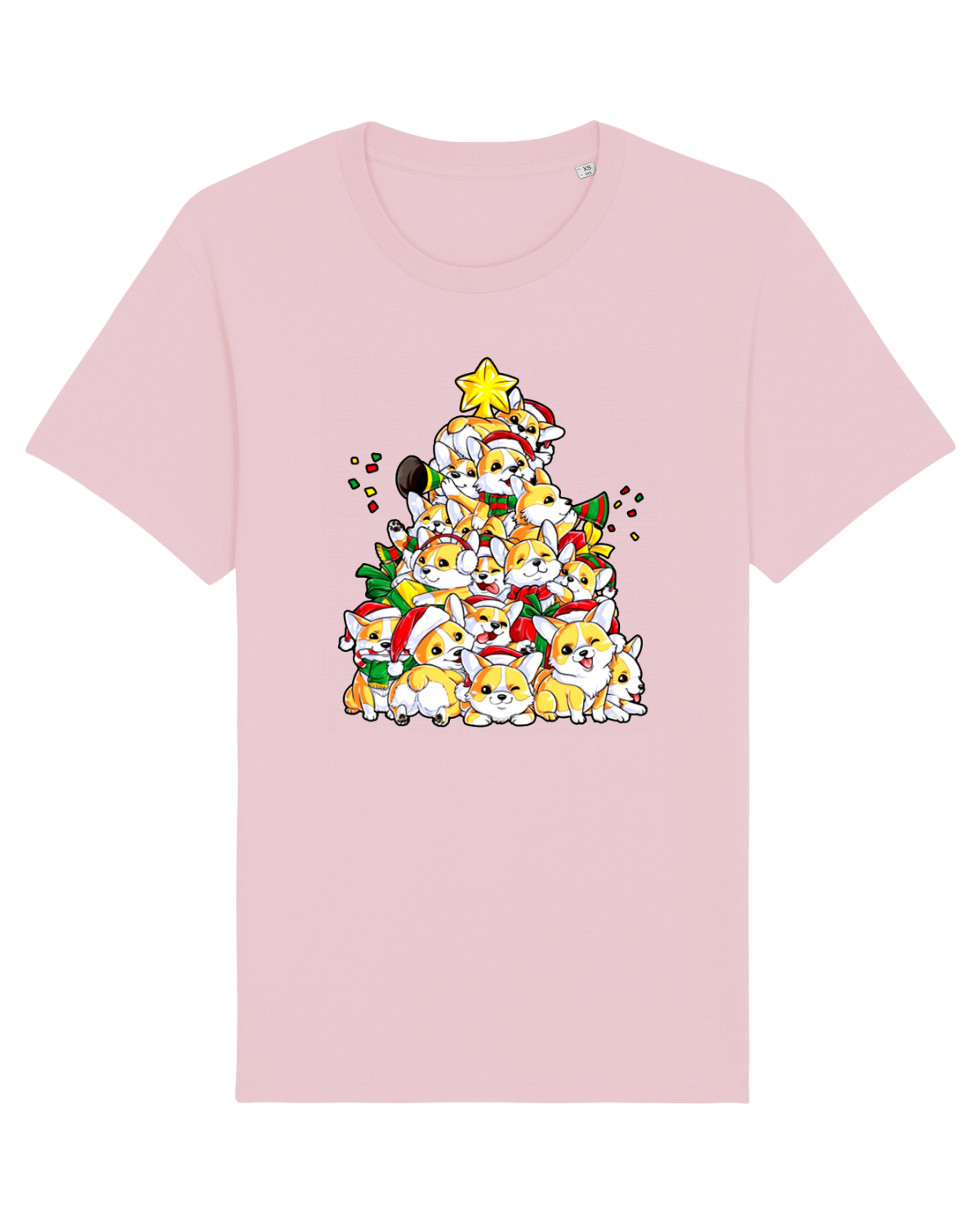 Tricou mânecă scurtă Unisex Rocker Cotton Pink