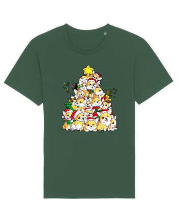 Corgi Xmas Tree Bottle Green