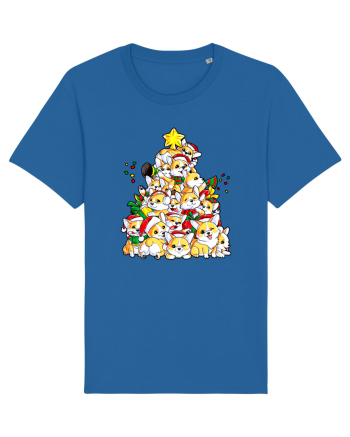 Corgi Xmas Tree Royal Blue