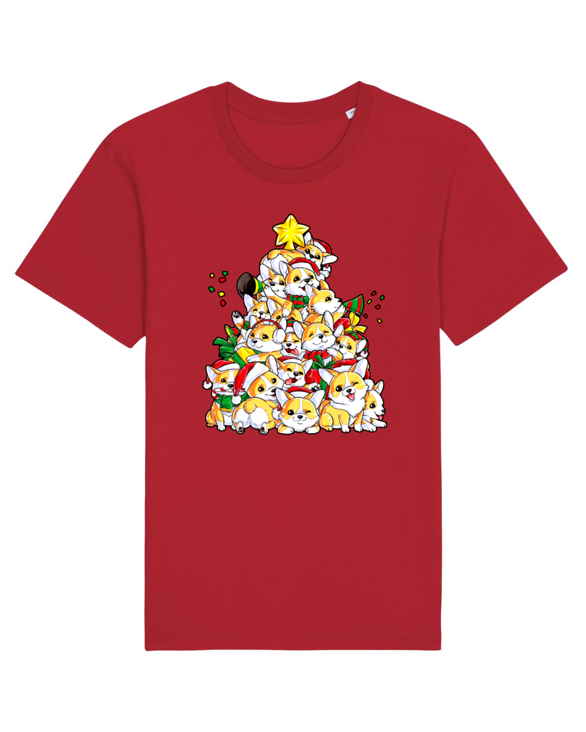 Tricou mânecă scurtă Unisex Rocker Red