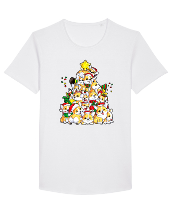 Corgi Xmas Tree White