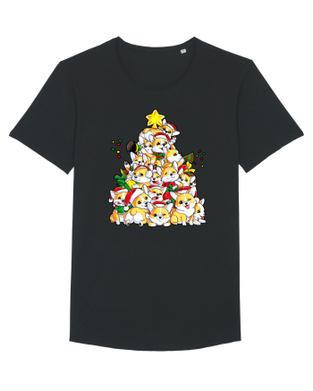Corgi Xmas Tree Black