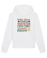 Dasher Dancer Prancer Vixen Blitzen Cupid Comet Donner Rudolph Hanorac Unisex Drummer